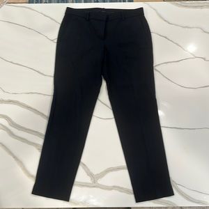 Theory Testra Wool Blend Black Crop Pants Trousers Dress Pants Career Grandma 8